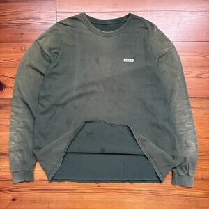 Vintage Gradient Sun Faded Blank Worn T-Shirt Men's Size XL WIP Work Distressed